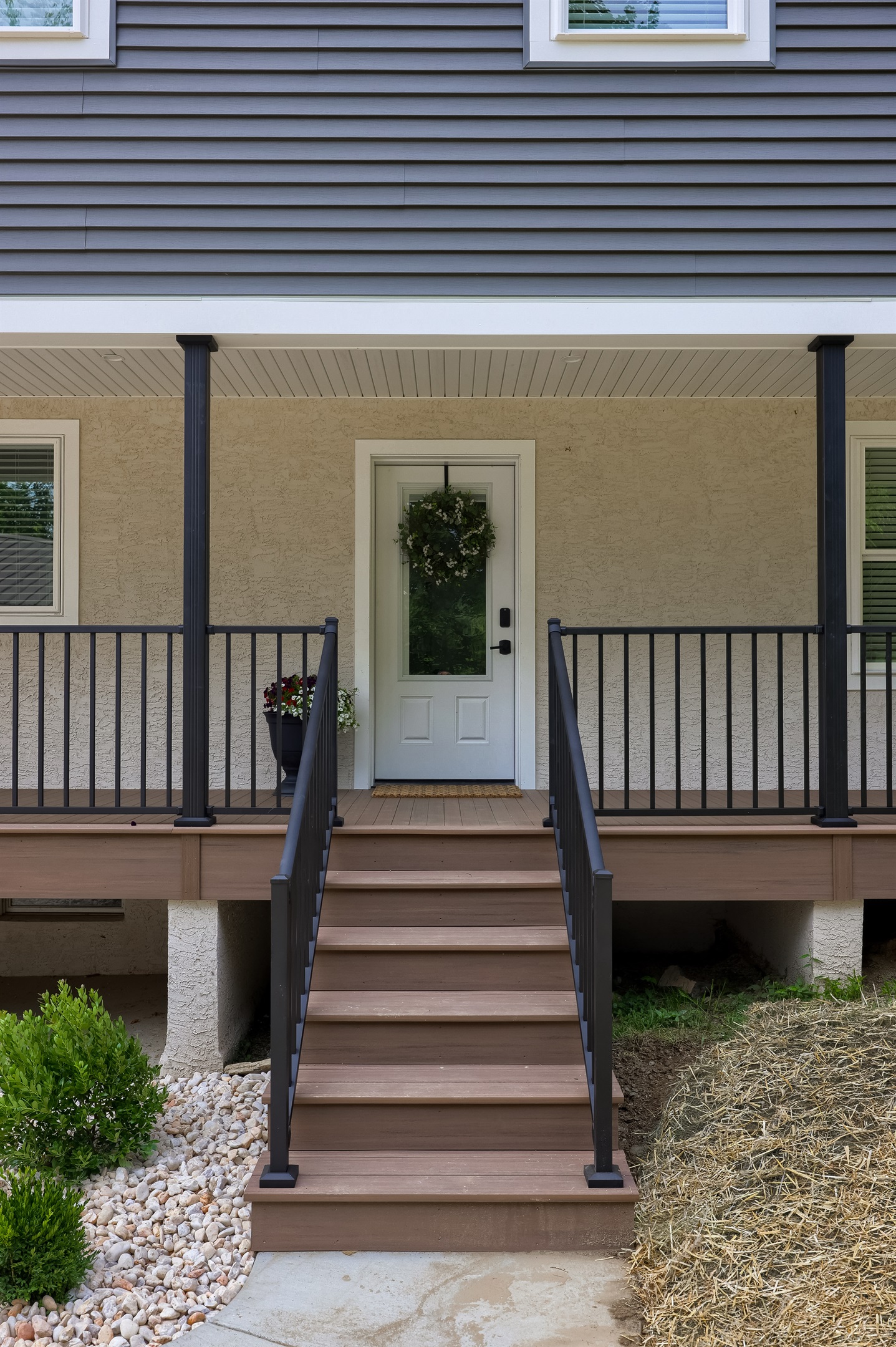 Steps to entry door