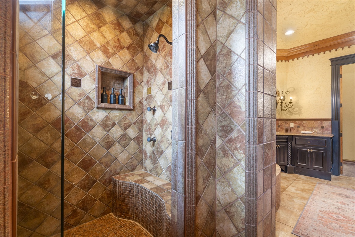 Shower in master