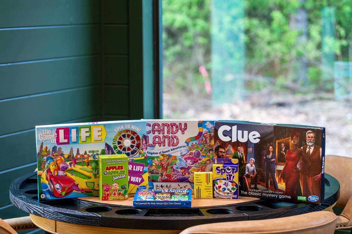 A collection of classic games makes rainy afternoons and late-night competitions even more entertaining.