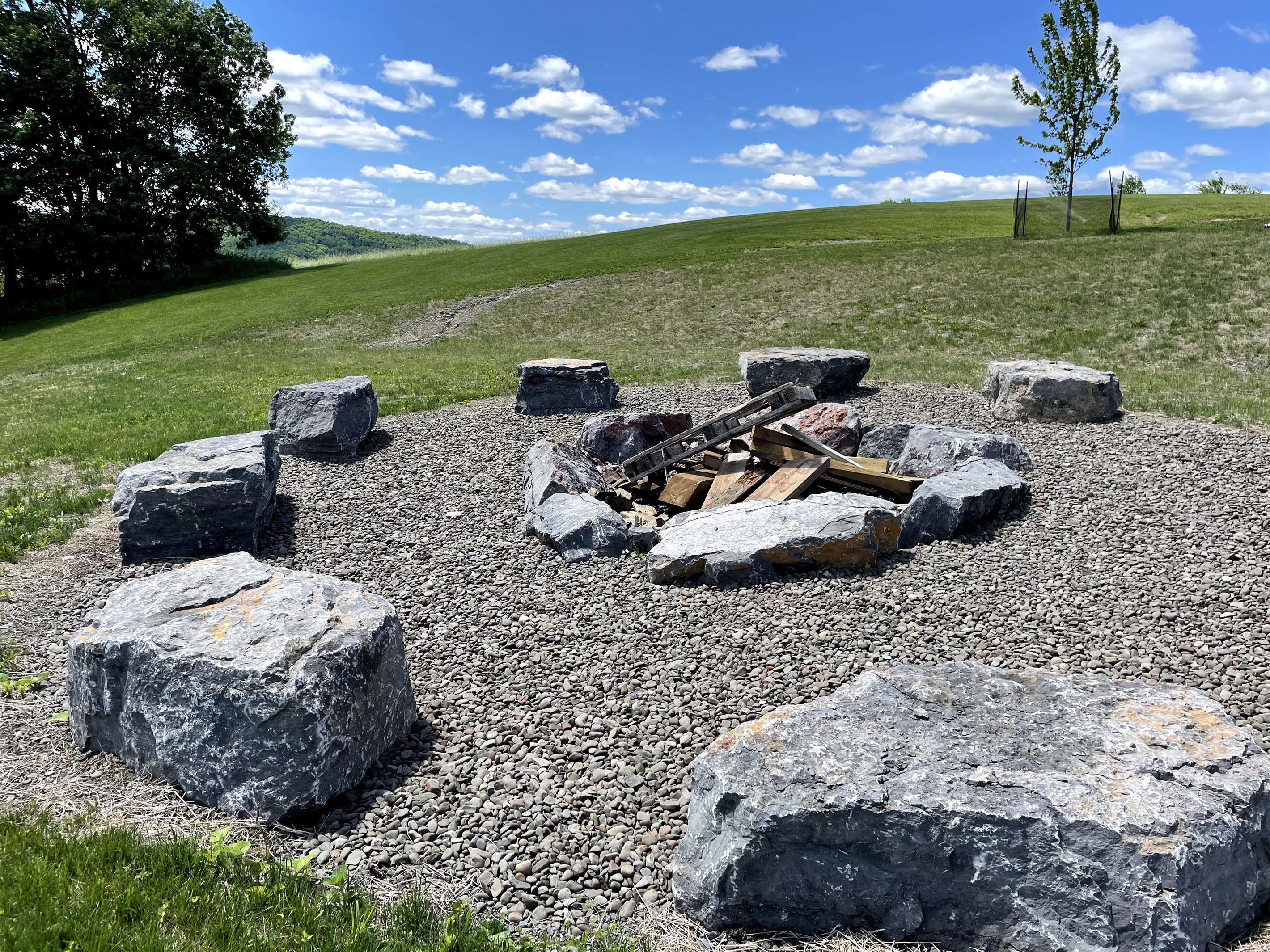 Enormous firepit