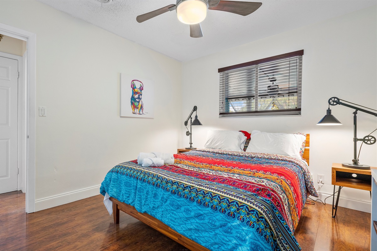 Bedroom with window