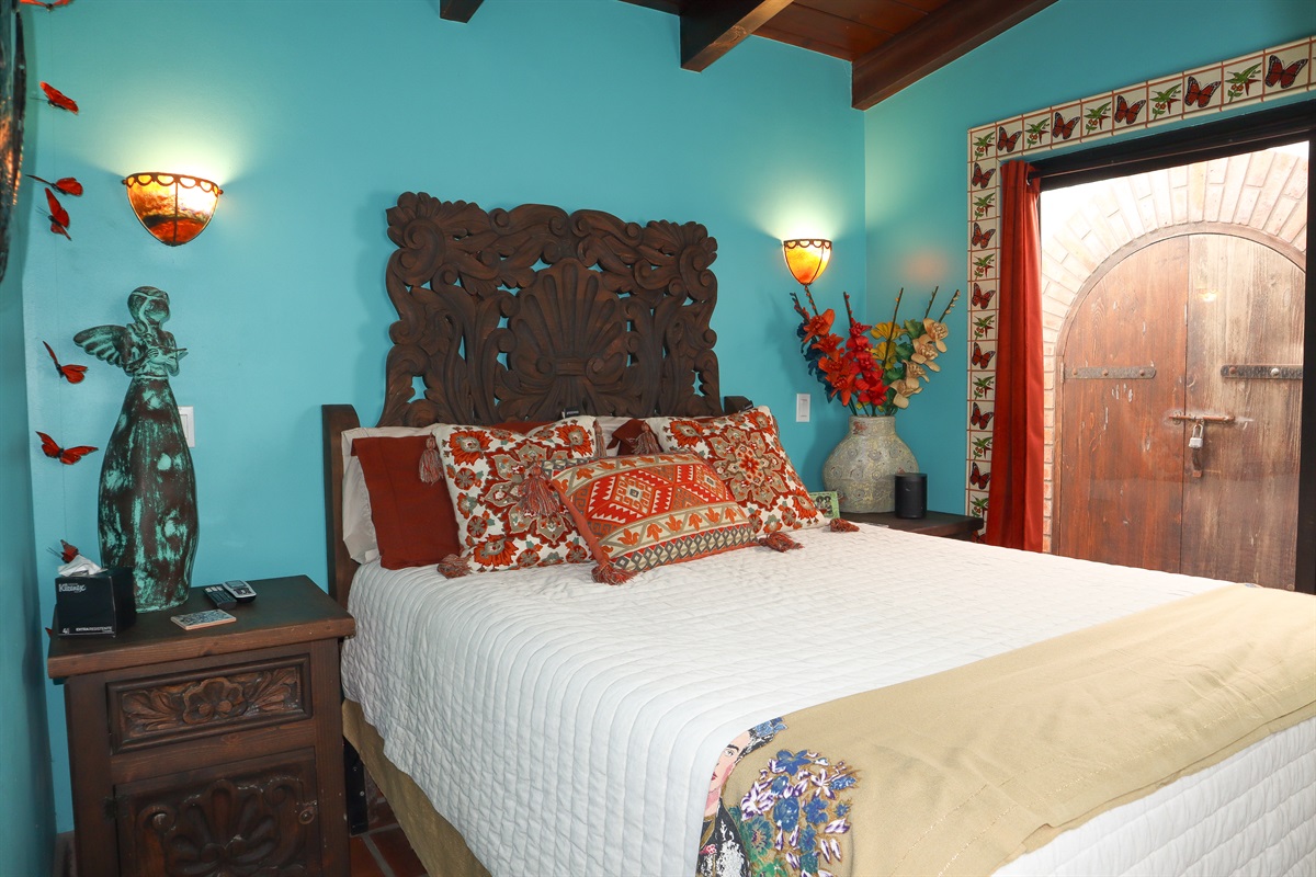 Upstairs Guest Bedroom with a full-size bed.