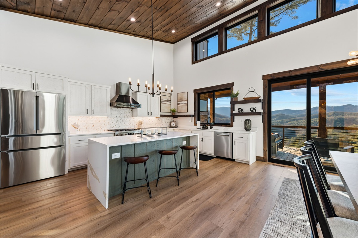 A kitchen that feels fresh, intentional, and grounded.