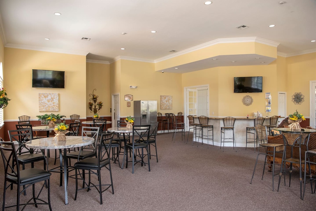 Clubhouse bar