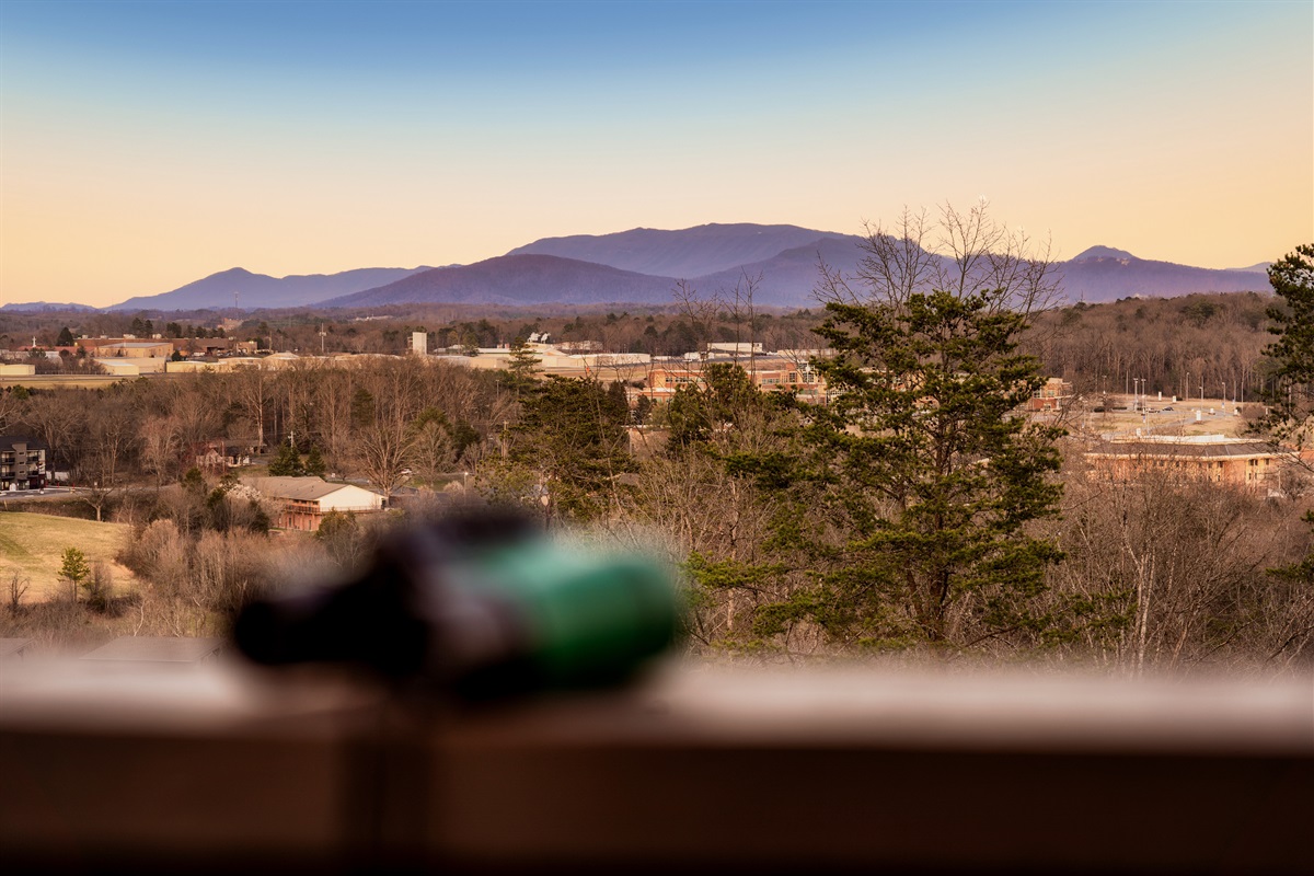 Overlooking the Smokies from the Skydeck.