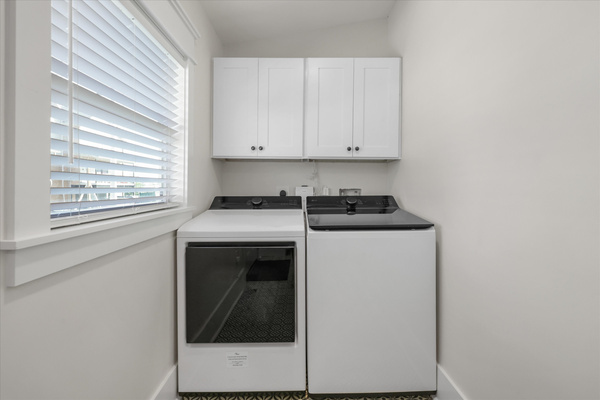 New washer and dryer!