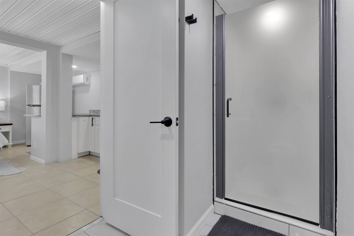 Downstairs Studio Bathroom