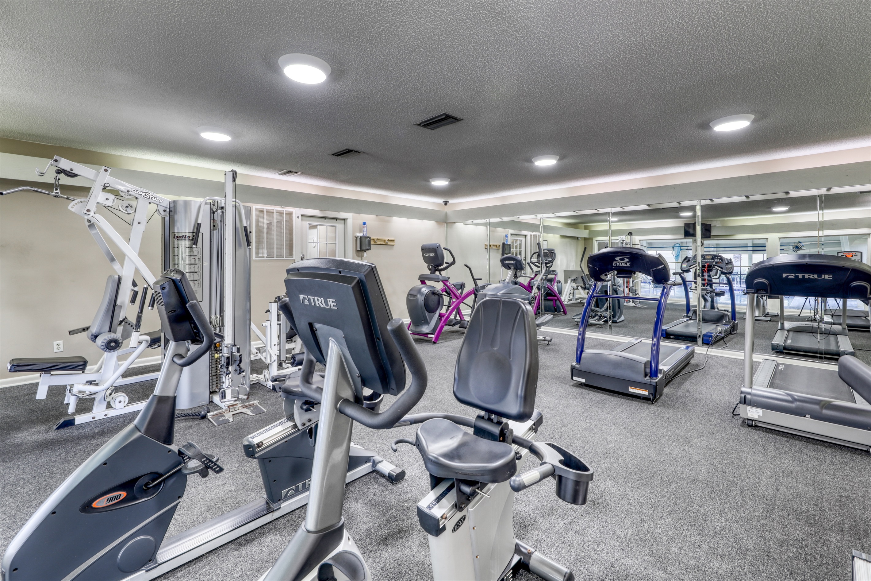 Gym located in the Indoor Pool Building