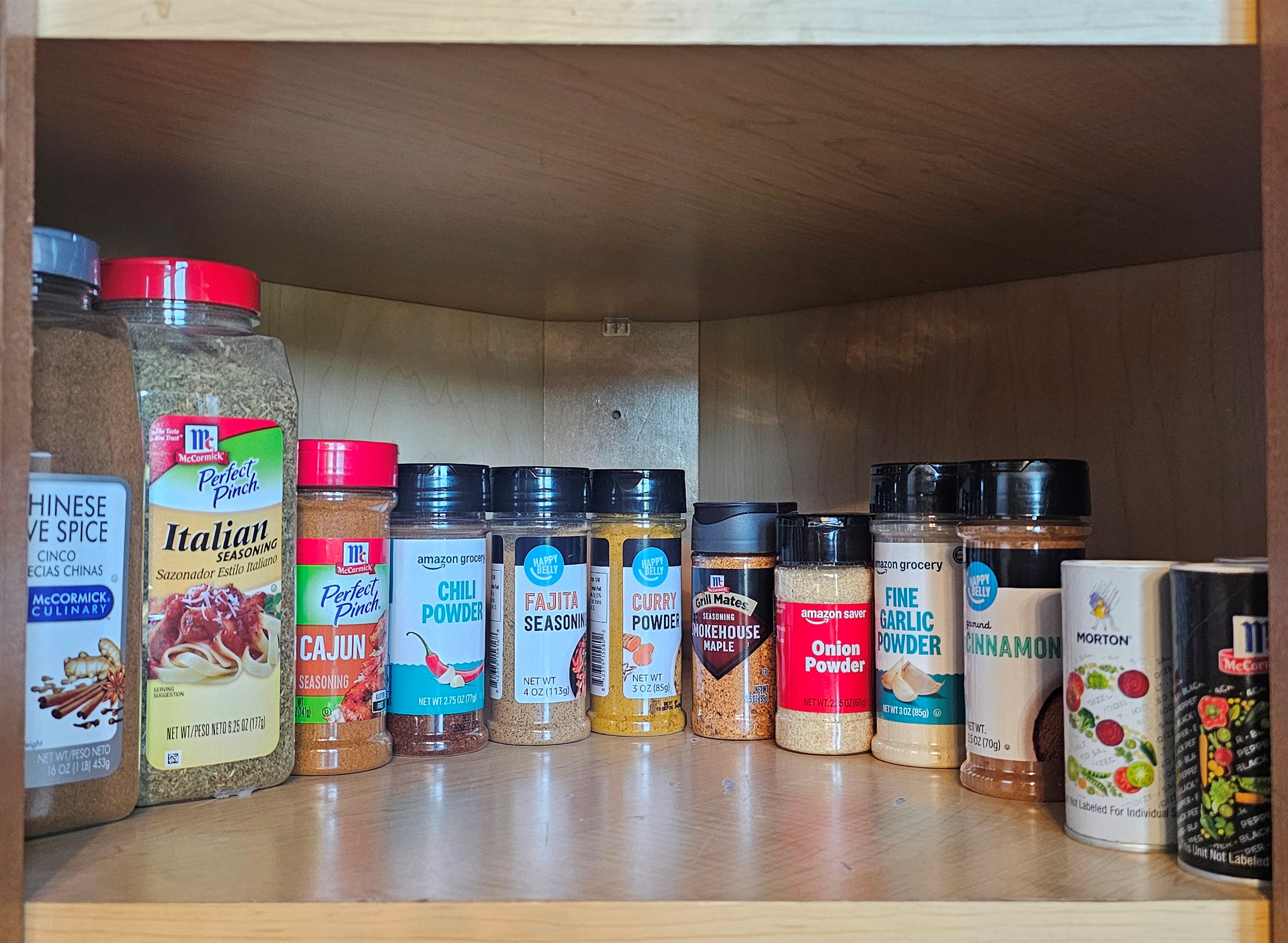 Cook with confidence — our courtesy spice shelf includes a broad range of seasonings to inspire every dish - subject to change/variation