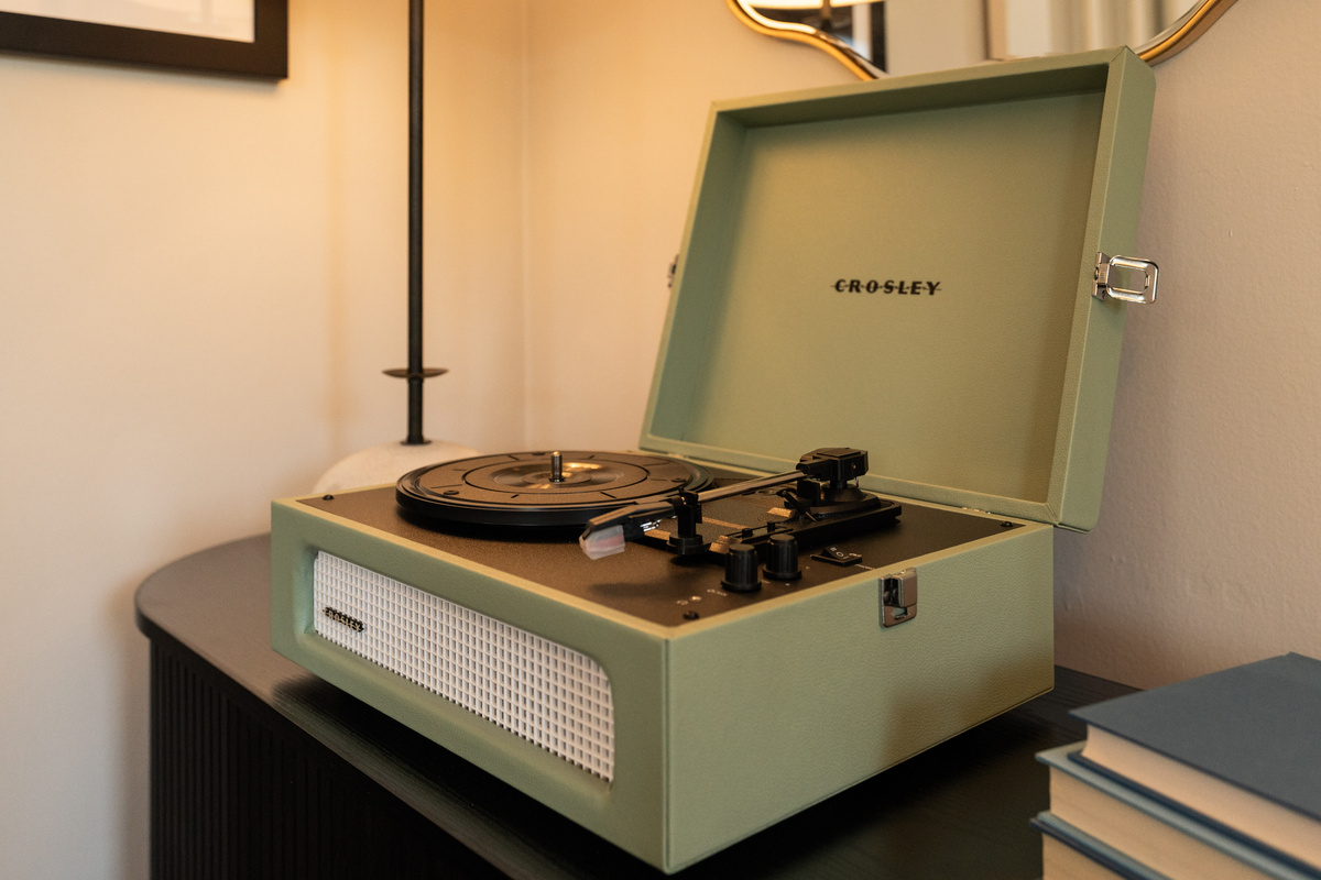 Put on a record and settle in. Little touches throughout the house invite you to slow down and enjoy your time away.