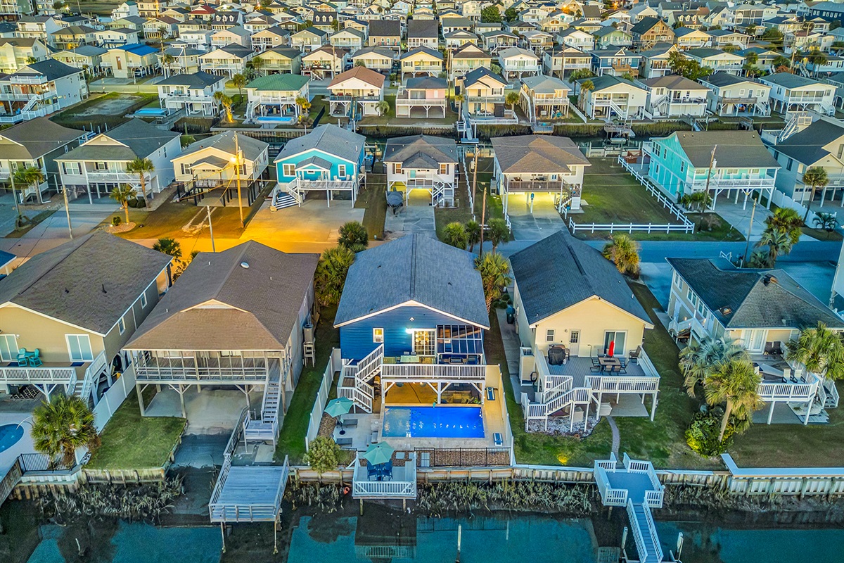 Pool with LED Lights