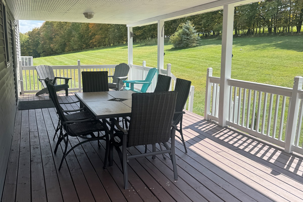 Covered outdoor dining