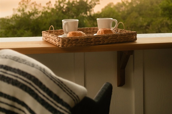 Morning Coffee on the Deck off the Primary Suite