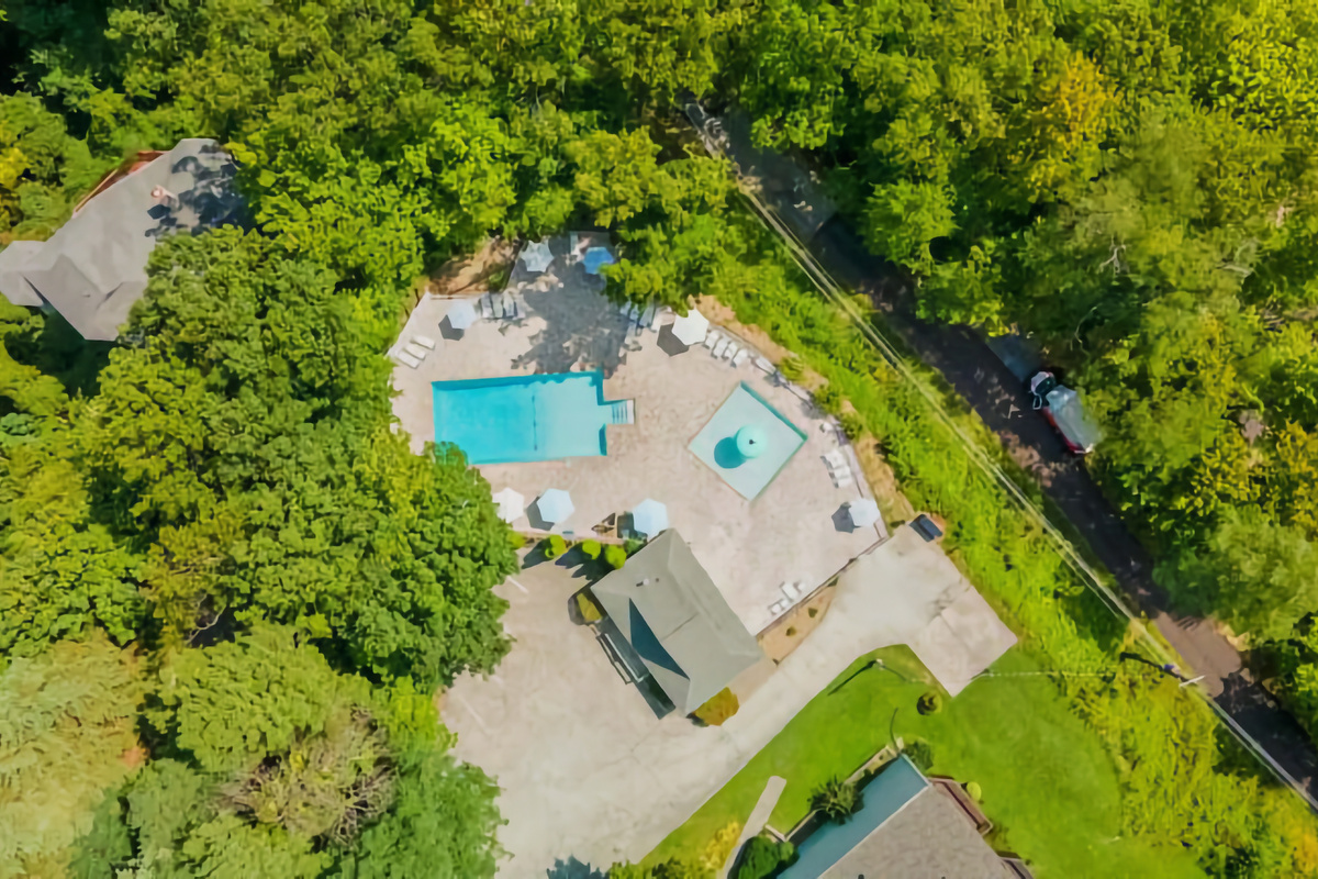 Upper Alpine Clubhouse and pools.