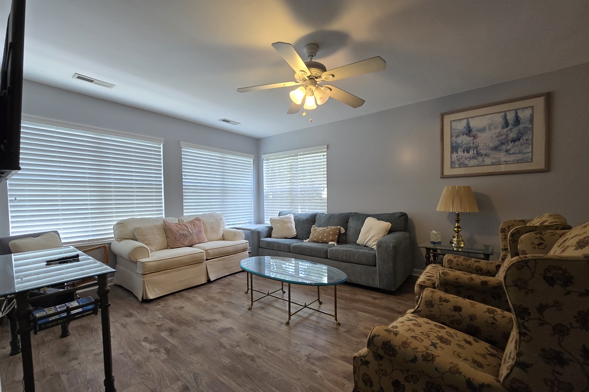 Comfortable seating + Full sized sleeper