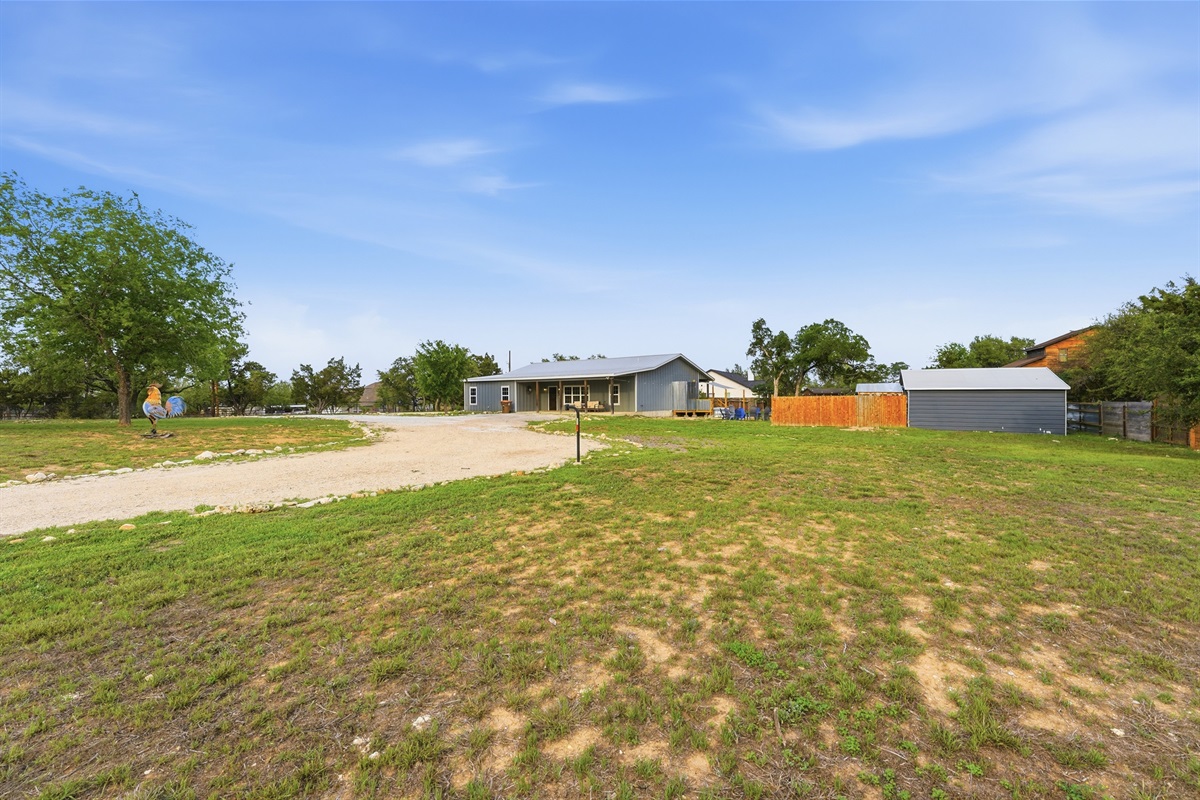 Open outdoor space to relax, play, or just enjoy the quiet
