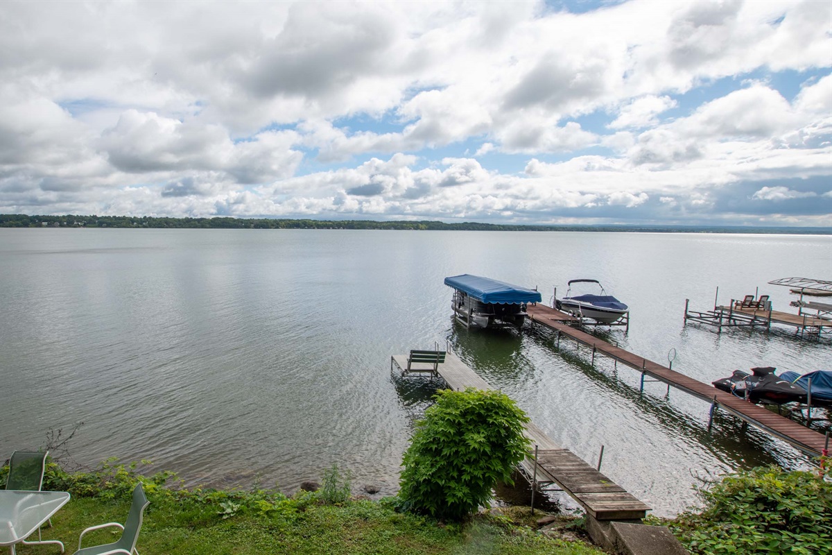 Shorter dock belongs to the property