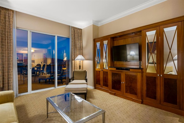 Entertainment Center and closets