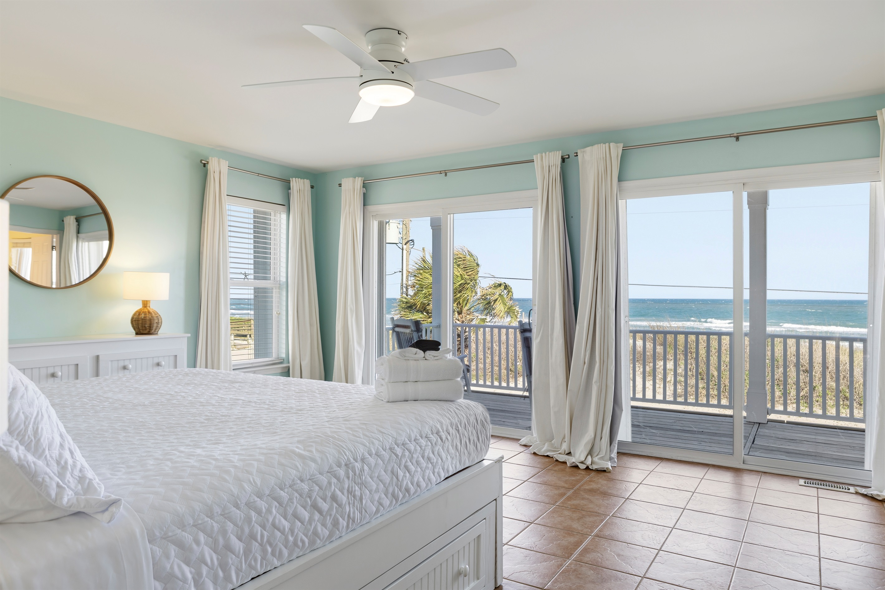 Views and a private balcony