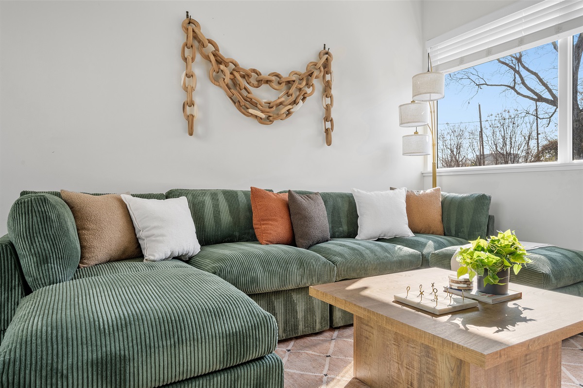 Large comfortable couch