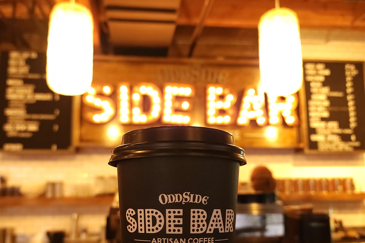 Grab some fabulous coffee from Oddsides!