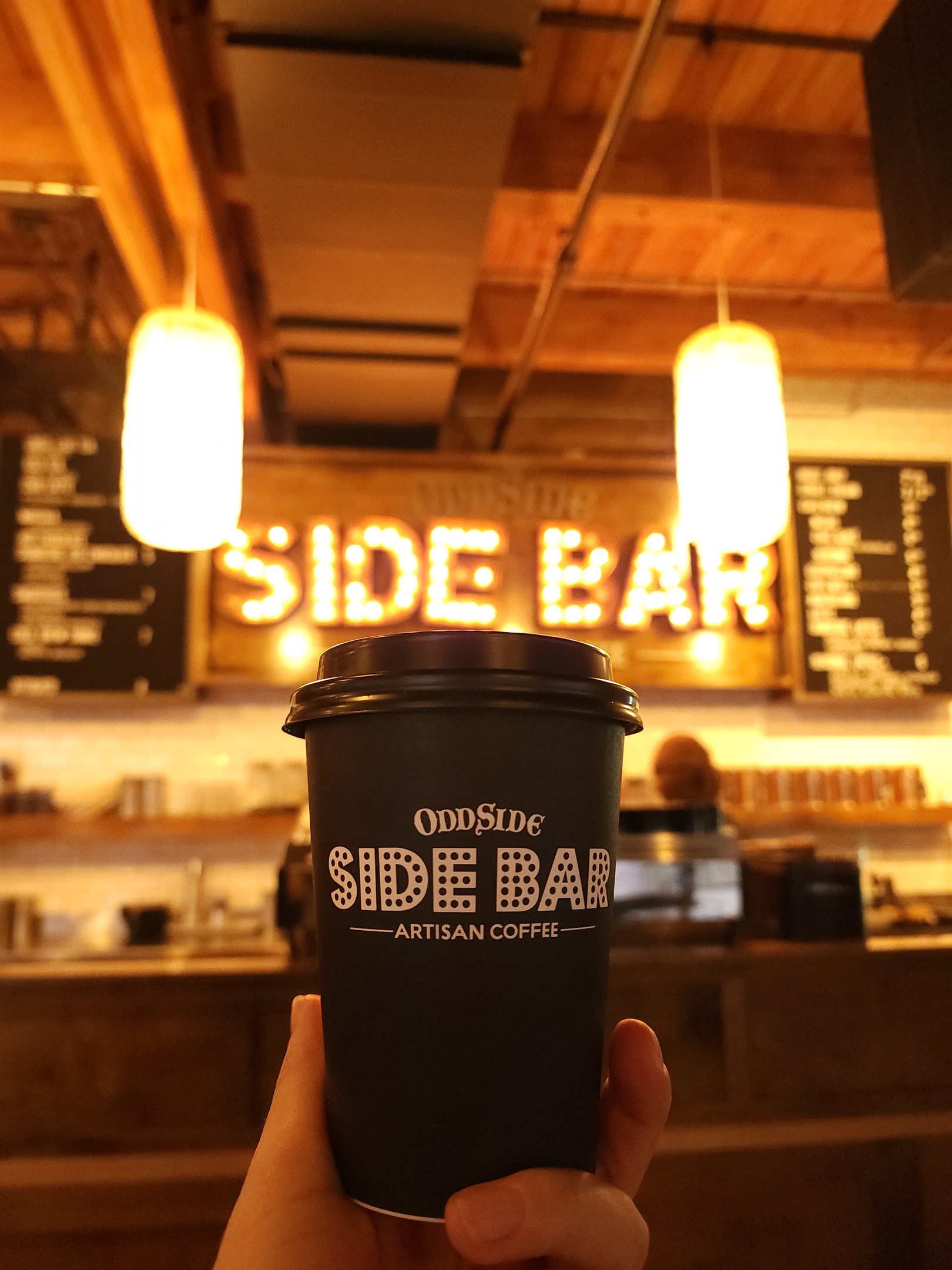 Grab some fabulous coffee from Oddsides!
