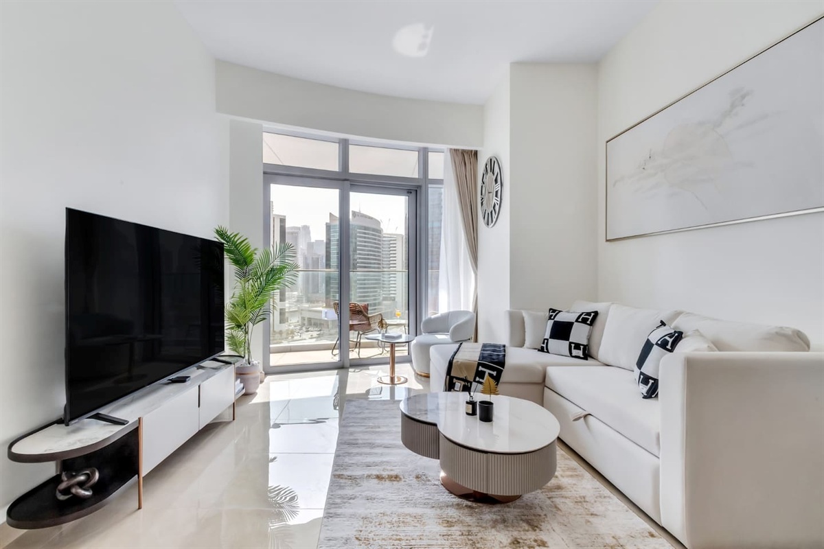 Unwind in this stylish apartment, where comfort meets modern luxury