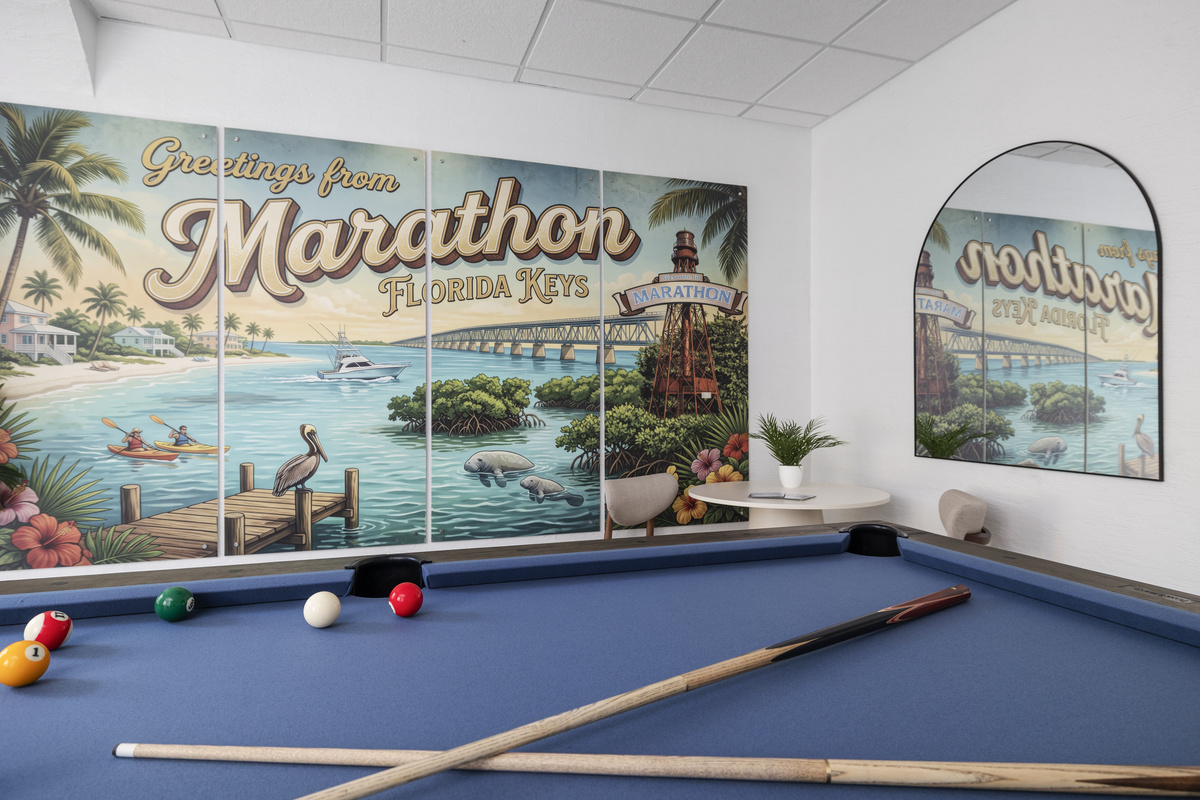 Top tier design with games and amenities packed into every room.