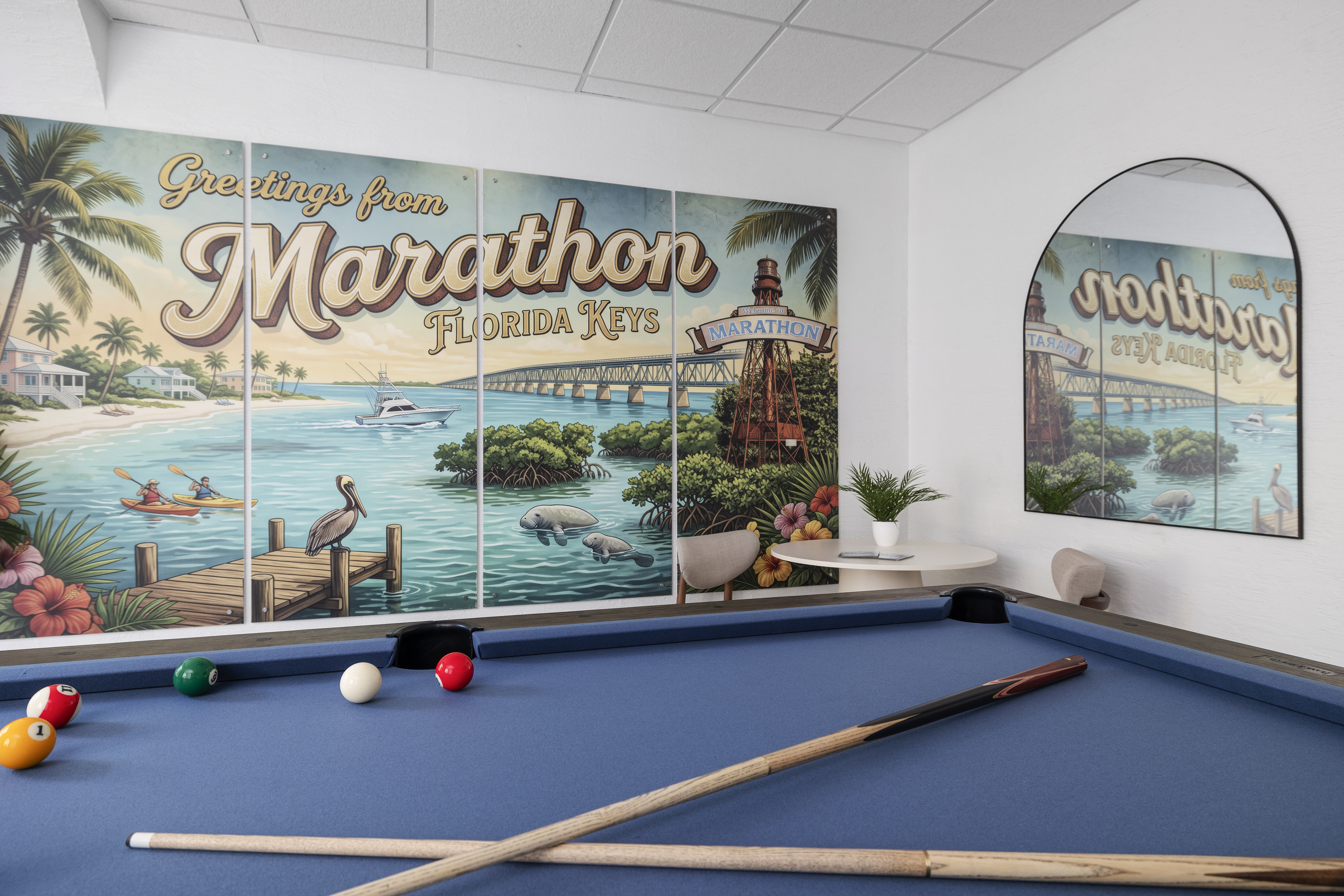 Top tier design with games and amenities packed into every room.