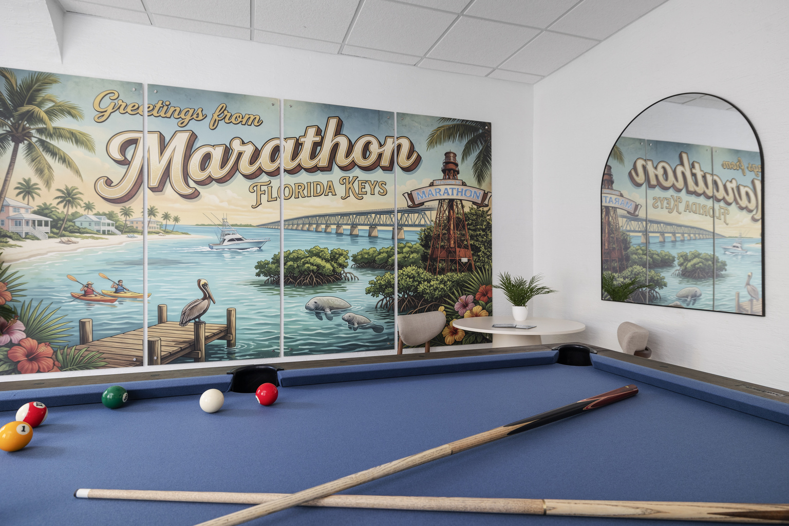 Top tier design with games and amenities packed into every room.