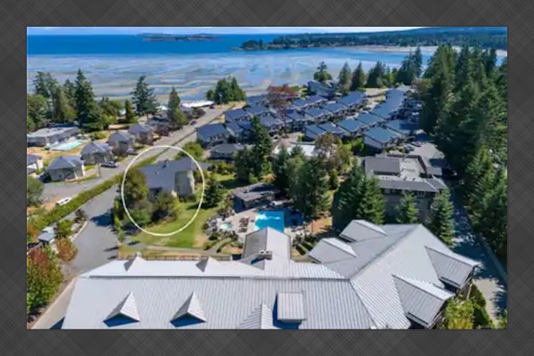 Closest Townhome to the pool and hot tub.. Tons of green space behind #2.