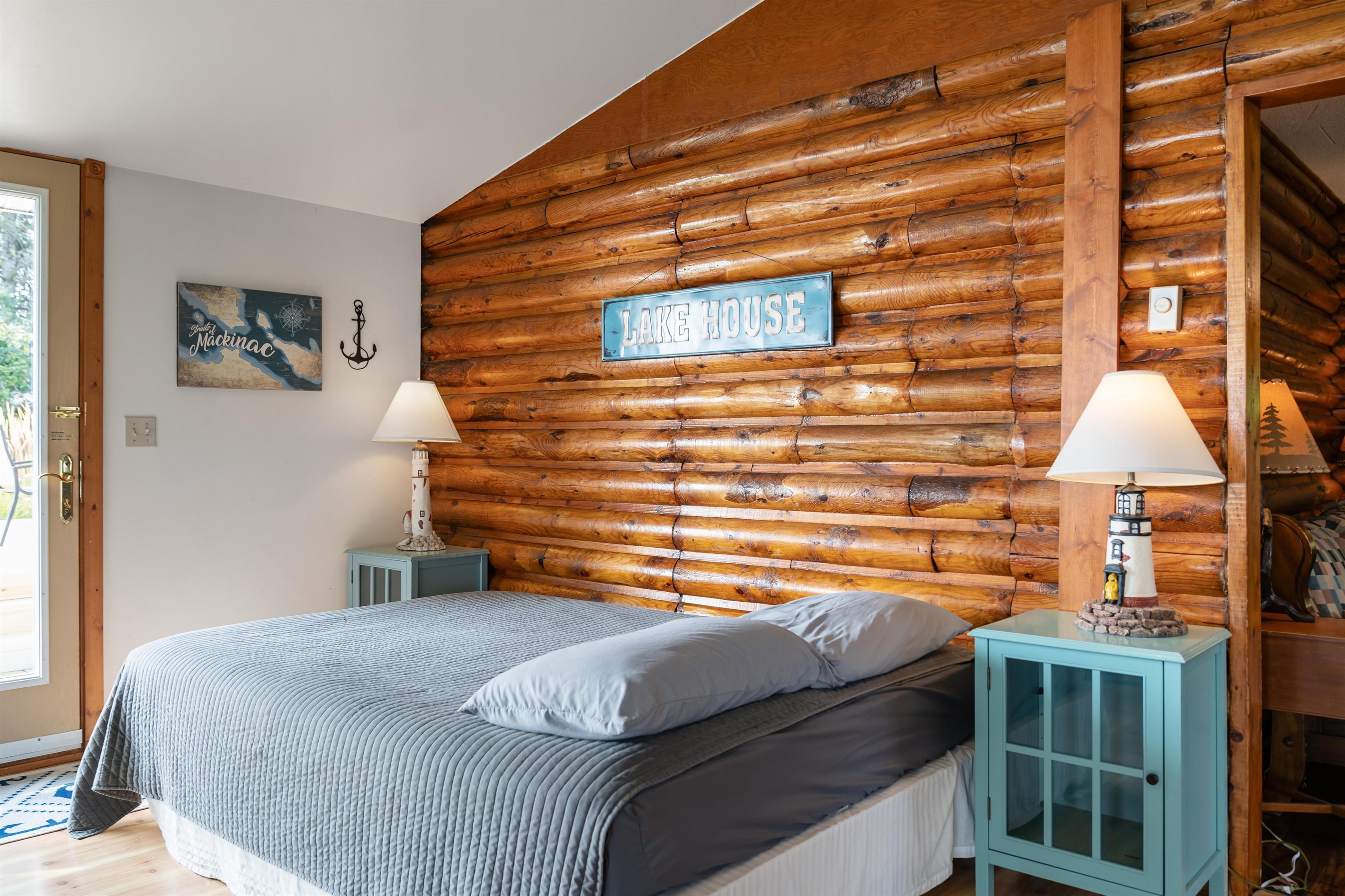 Double bed in the Great Room