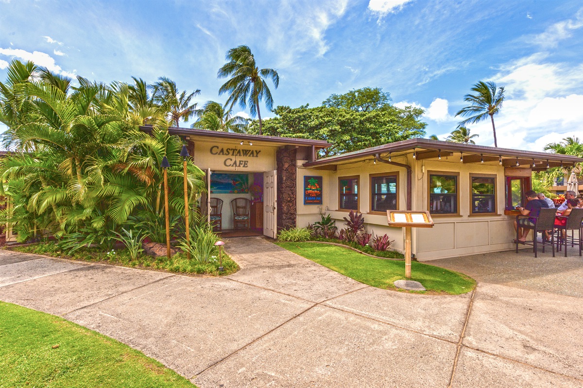 Castaway Cafe Located On Property