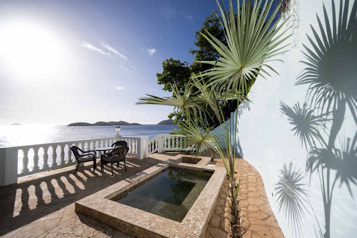 You, a beverage, the hot tub, and a sunset.