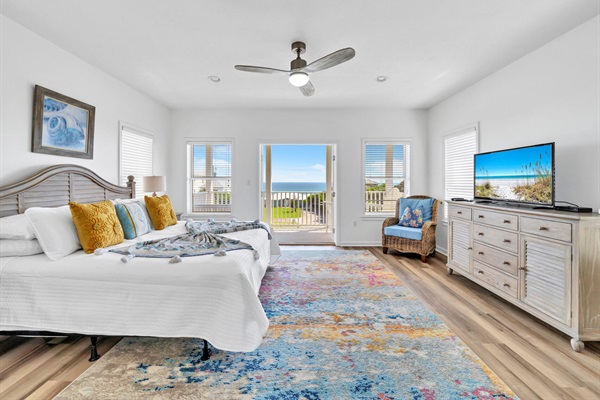 Beach of Mind is.....A spacious top floor master suite with breathtaking gulf views