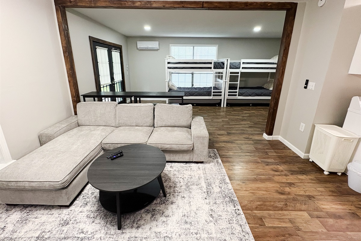 Entertainment Room with Sectional Sofa