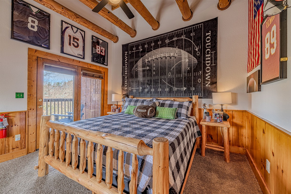 Upstairs king bedroom