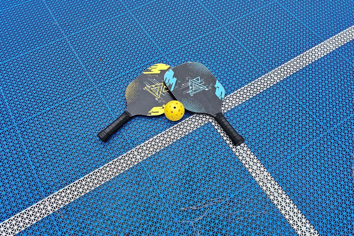 Pickleball gear included onsite.