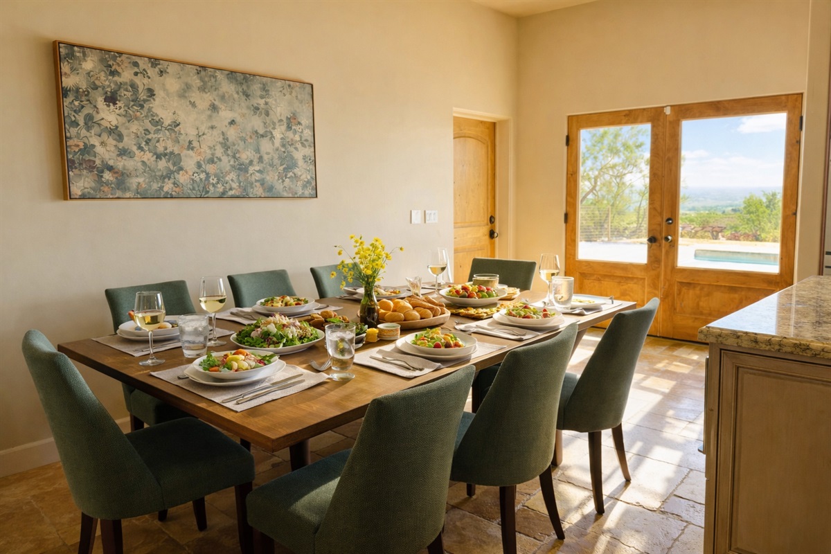 Additional dining area off of kitchen