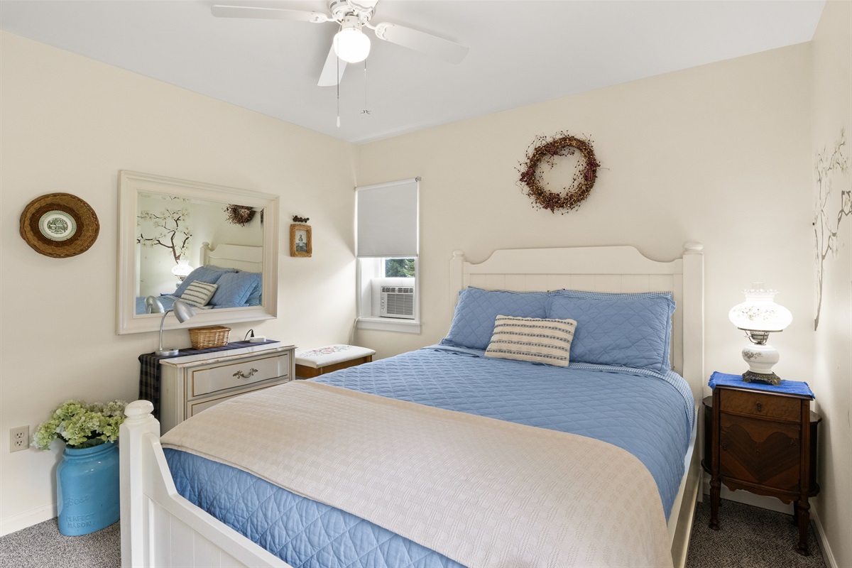 Blue Room Mirror and Dresser