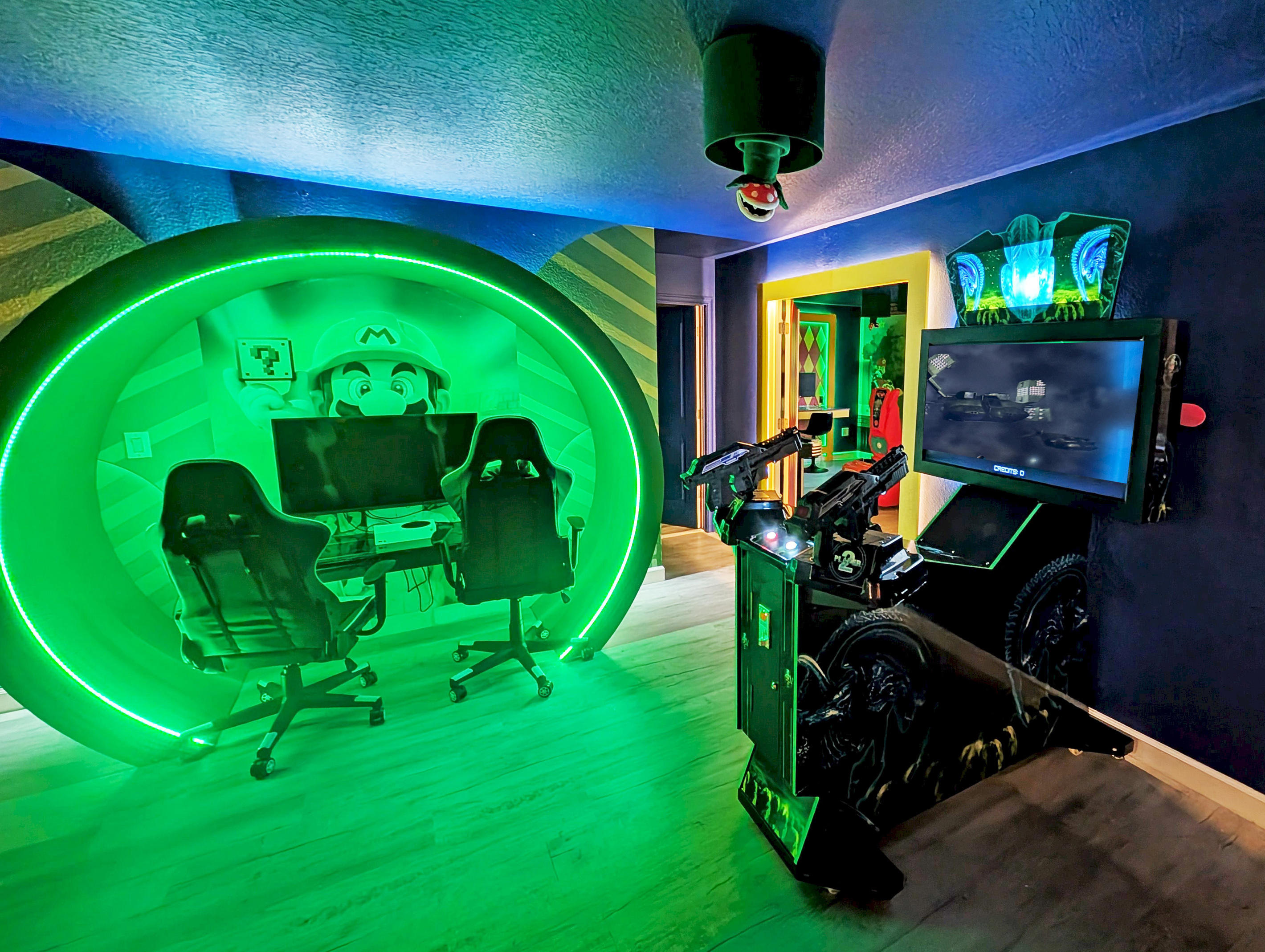 Incredible Arcade Game Room