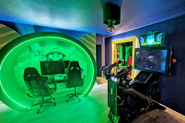 Incredible Arcade Game Room