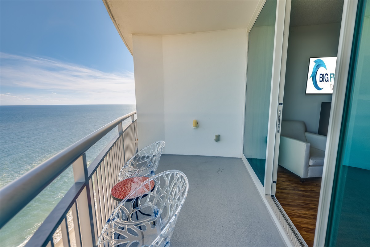 Breathtaking Views from Balcony!