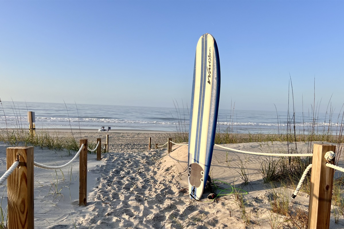 You'll be just minutes from one of the top rated beaches on the East Coast.