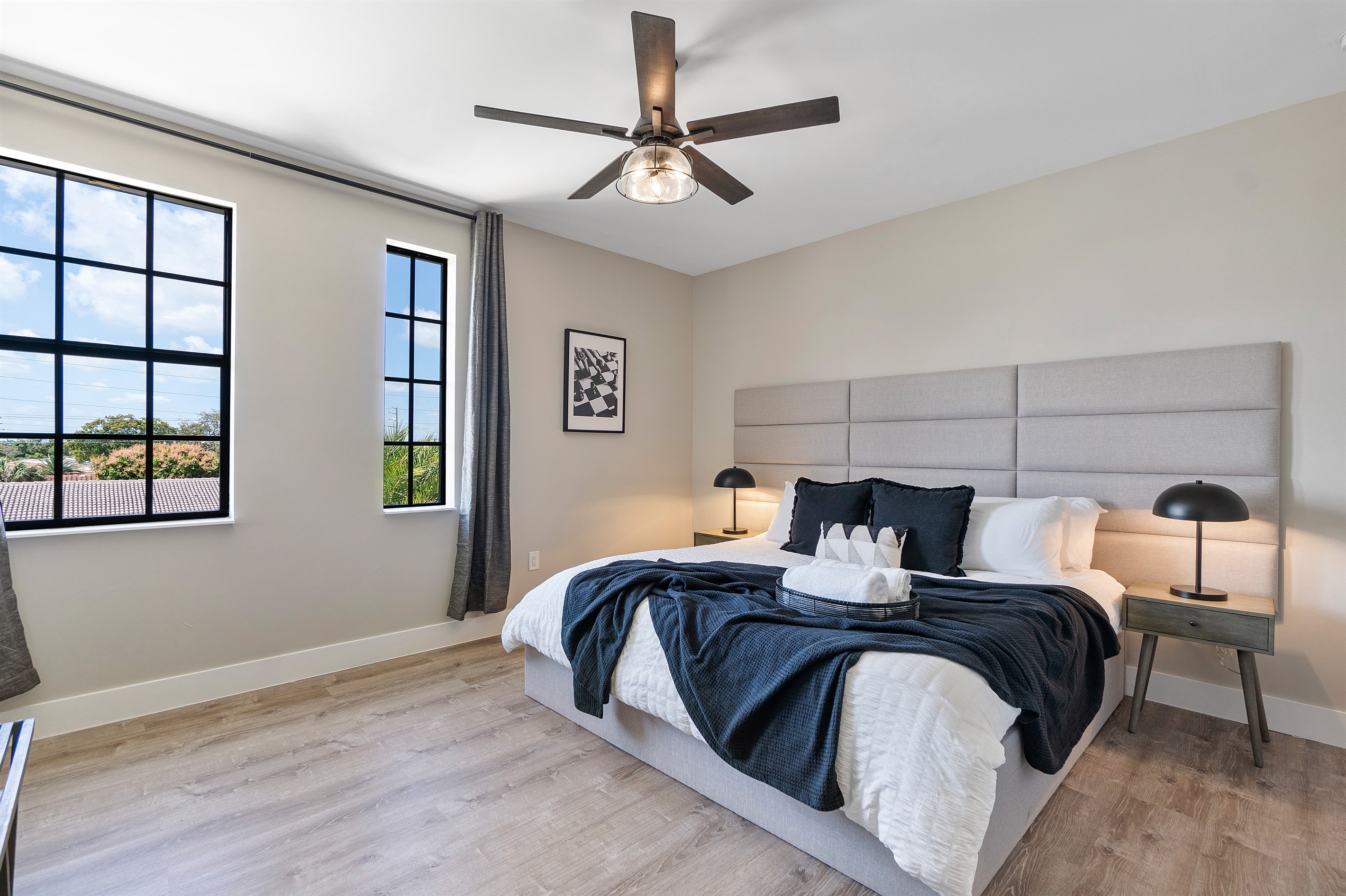 🛌 Sleep in luxury upstairs with privacy and peace.