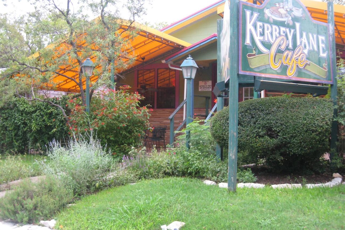It's A Fun and Short Walk Through the Neighborhood to the Original Kerbey Lane Cafe Plus Other Restaurants and Shops