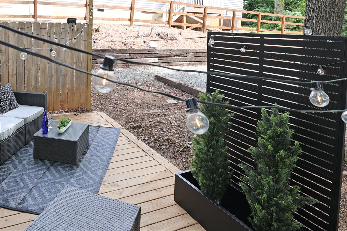 Back Patio-Shared by Unit A & B