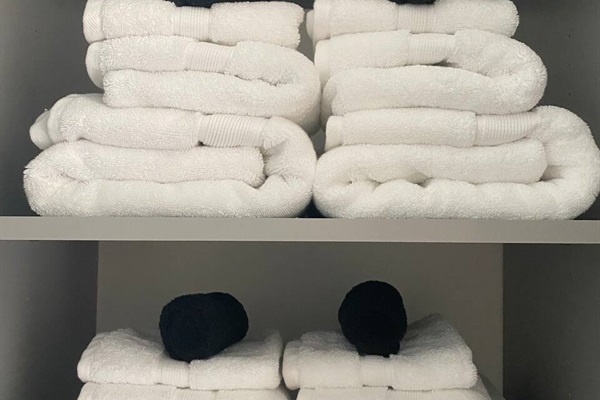 Luxury bath towels 