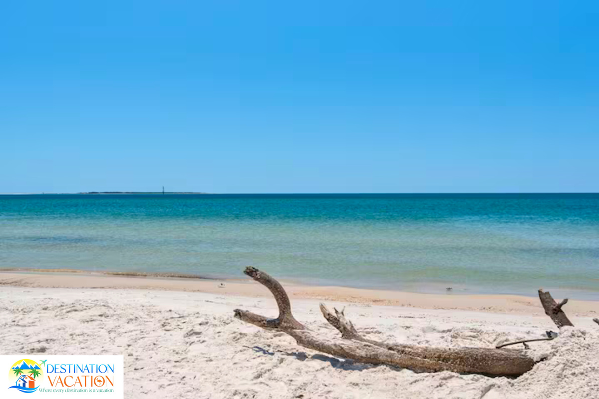Sink your toes into soft sand and turquoise waters.