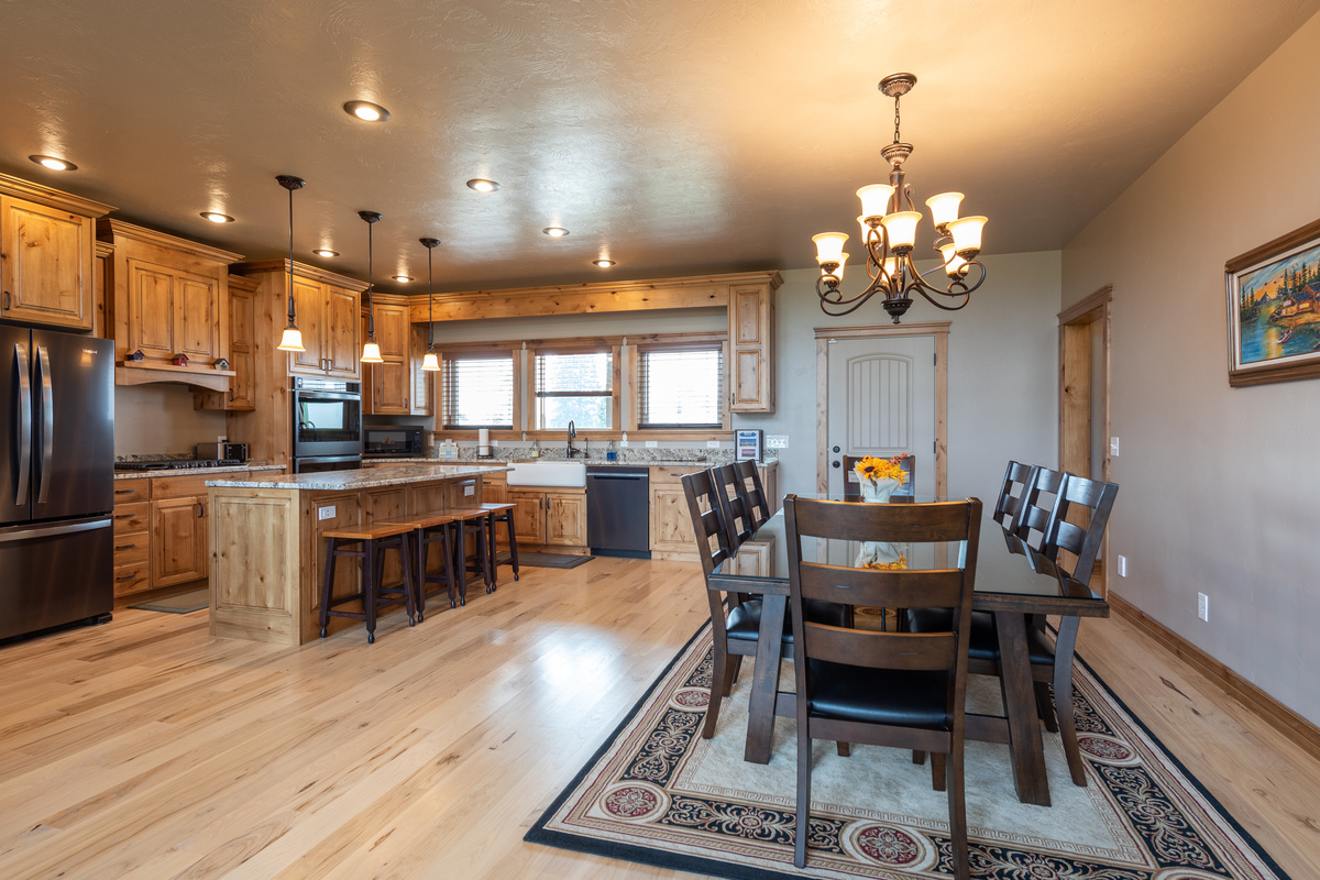Enjoy the beautiful rustic decor throughout Legacy Lodge.